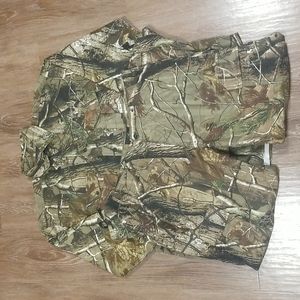 (M) Red Head Camo Jacket and Pant Set Farmhouse Hunting Camping Fishing Outdoor